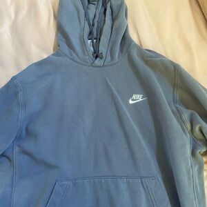 light blue nike hoodie